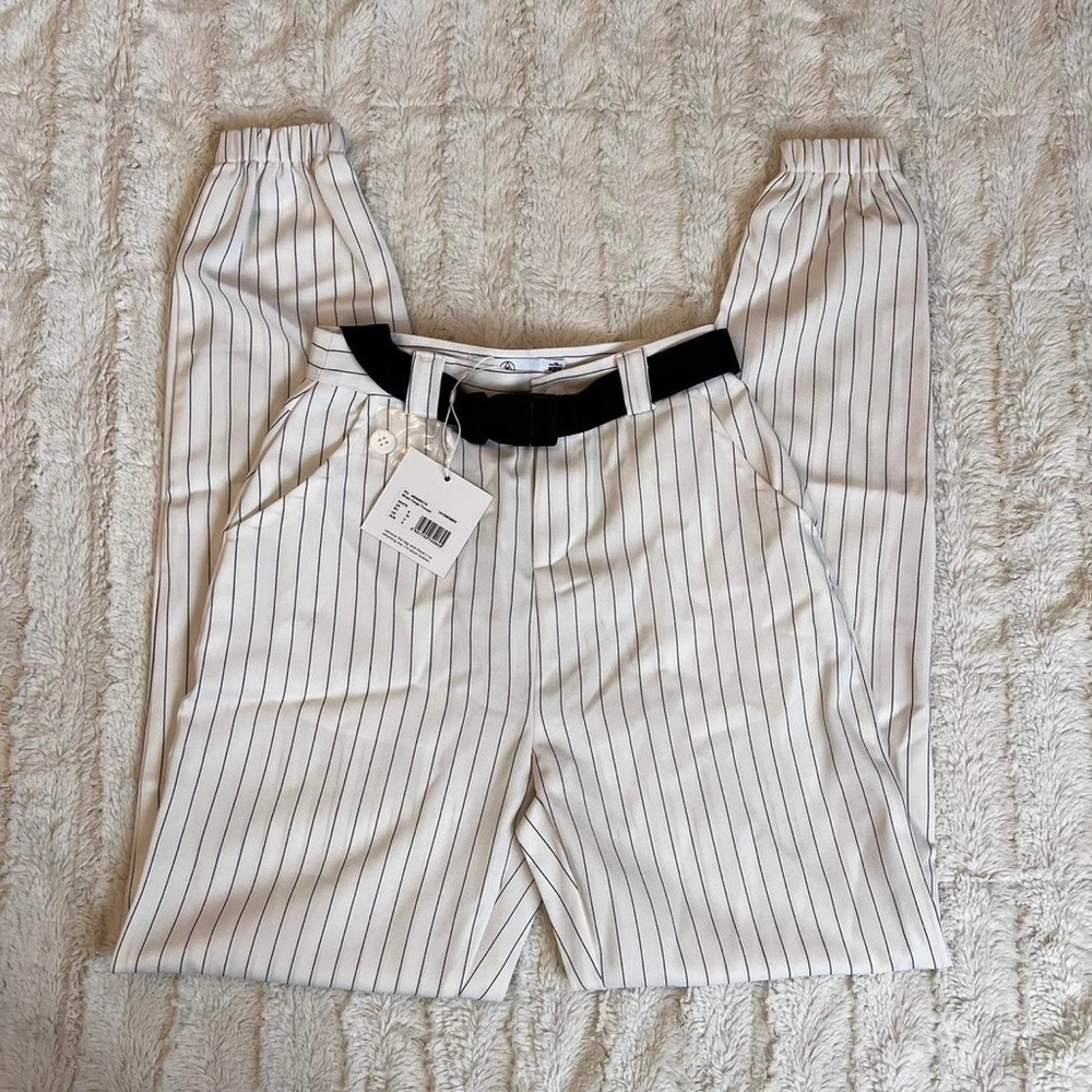 NWT Misguided Stripe Cargo Trouser! 🤍